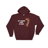 Playful Wiener (Hoodie)-Hoodie-Swish Embassy