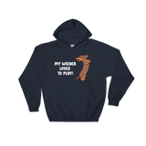Playful Wiener (Hoodie)-Hoodie-Swish Embassy