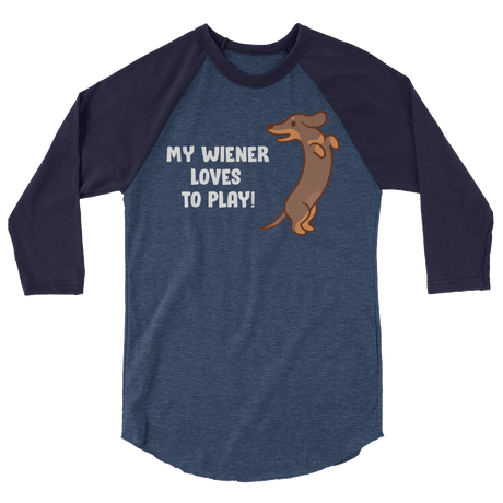 Playful Wiener (Raglan)-Raglan-Swish Embassy