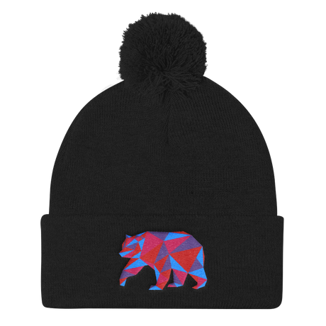 Polygon Bear (Beanie)-Beanie-Swish Embassy