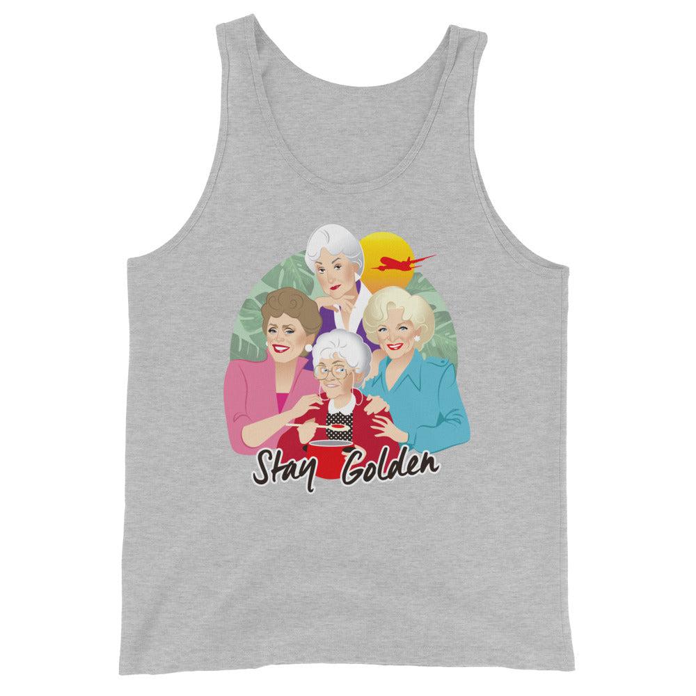 Stay Golden Reimagined (Tank Top)-Tank Top-Swish Embassy