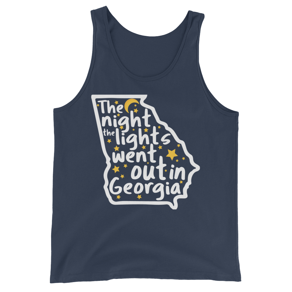 The Night the Lights Went Out in Georgia (Tank Top)-Tank Top-Swish Embassy