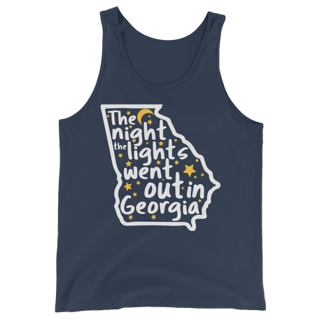 The Night the Lights Went Out in Georgia (Tank Top)-Tank Top-Swish Embassy
